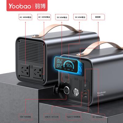 China Carry Yoobao EN600W 96000mAh Outdoor LED Light Power Bank Easy Innovative Product Fast Charging Portable For Camping AC220V 600W Output for sale