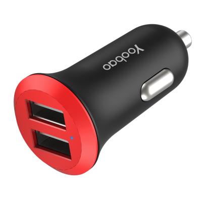 China YOOBAO YB-205 Mobile Phone Car Charger Dual Output Small Stylish Body LED Indicator for sale