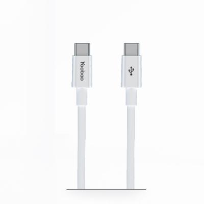 China Mobile Phone YOOBAO Type-C to Type-C PD Fast Charging 5A 100W 1.2m Fast Charging Data Power Cable for sale