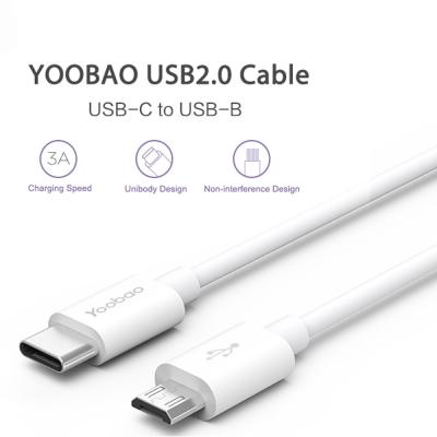 China Data Transmission USB2.0 Type-C To Micro USB Cable Max 480Mbps Data Transmission for sale