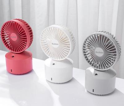 China Yoobao Lowest Noise F10 Humidify Small Fan Mute Recharge Large Outdoor Portable Cute Jet Wind Office Dormitory for sale