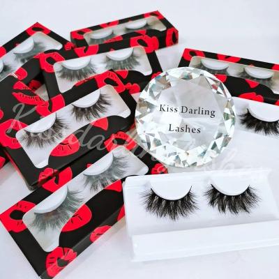 China Wholesale Barely Shedding Soft Thick Smooth Lashes Real Private Label 100% Mink Lashes Cruelty Free Products With Wholesale Price for sale