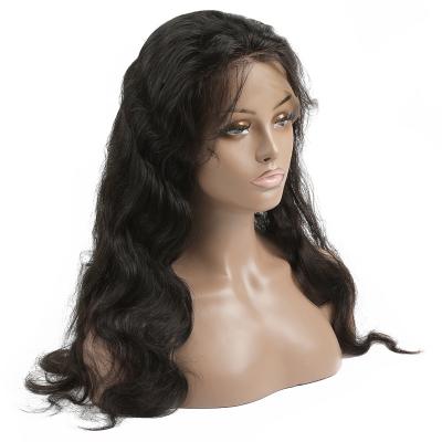 China High Quality Real Hair 12A Body Wave HD Transparent Lace Front Wig for sale