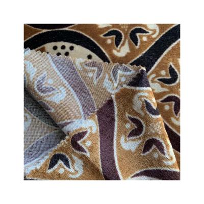 China Hot Sale Stretch Patterns 100%polyester Fashionable Velvet Printed Sofa Fabric Fabric For Textile for sale