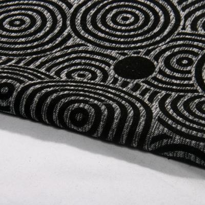 China Blackout African 100% Polyester Flocking Fabric For Sofa Upholstery Fabric Home Textile Fabric for sale