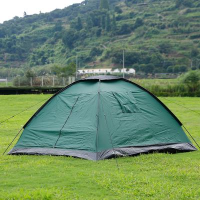 China One Bedroom Fiberglass Poles Diagonal Tethering Camping Tents Heightening Tent Family Foldable Camper Tarp Luxury Tent for sale