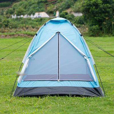 China Hot Selling UV Light 2 Person Automatic Noise Proof Diagonal Tie Up Type Sun Shelter Outdoor Camping Tent for sale