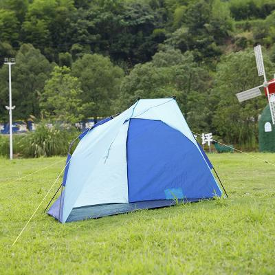 China Diagonal tying type fully automatic camping tents open / wholesale customization camping tent 1-2 person beach quickly for sale