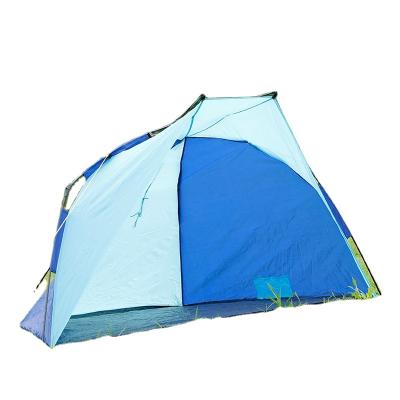 China Easy Diagonal Tying Type Up Pop Up Automatic Pop Up Dome Sunshade Beach Tent Shade And Shelter for sale