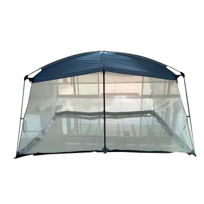 China Diagonal tie type new custom outdoor Sun shade camping tent beach tent for picnic summer transparent gauze tentc for sale