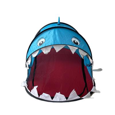 China Diagonal Tether Type 2022 Kids Play Tent 190T Polyester And Gauze Tent Animal Shaped Kids Tent for sale