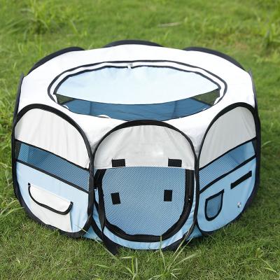 China Diagonal Tether Type Portable Cat House Dog Playpen Collapsible Pet Carrier Camping Bed Sleeping Tent for sale