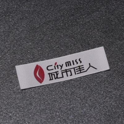 China Sustainable Cheap Trademark Woven Apparel Labels for sale