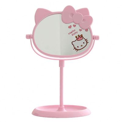 China Care Magnifying Skyey Vanity Mirror Around Makeup Table Top Double Sided Mirror for sale