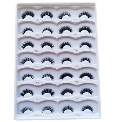 China Wholesale 3d Mink Lashes Handmade Multi-layer Skyey Thick Natural Thick False Eyelash Care for sale