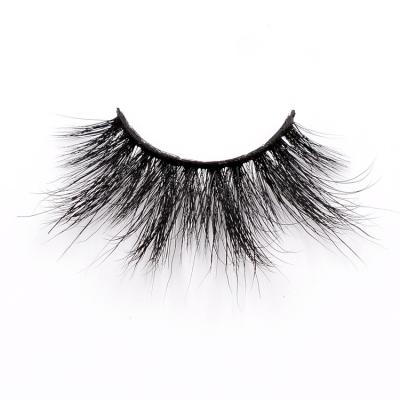 China New Easy Carry Women's Makeup False Eyelashes 25mm Thick And Soft Synthetic Hair Eyelashes for sale