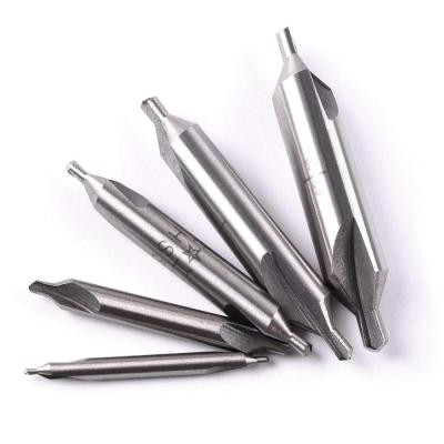 China Combo Drilling 5 Pcs Center Drill Bits Countersink Lathe Mill Woodworking Tool Kit (Imperial Units) 1/8