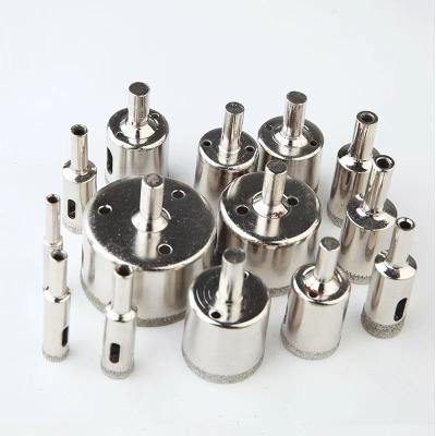 China Glass Hole Drill Bit Glass Saws Set Diamond Drill Bit Holesaw 3-70mm14pcs Set for sale