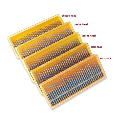 China Diamond Drill Bit Set of 30 Pieces Diamond Medium Coating Grade Grinding Head Burrs Drill Bit for sale