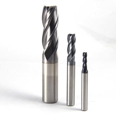 China Steel Tungsten Ticn Coated 4 Flute Inch Combo Milling Cutter for sale