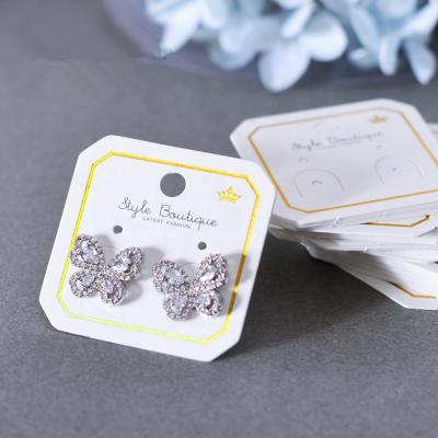 China China custom card custom-printed jewelry card ear stud necklace earrings packaging card for sale