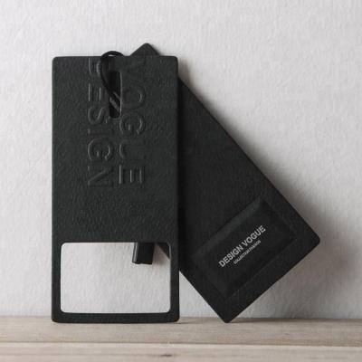 China Sustainable Paper Art Luxury High Quality Brand Hang Tags For Garment for sale