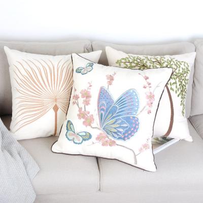 China Home Housewarming Anti-static Hand-made Bohemian Car Embroidery Decoration Cushion Cover à venda