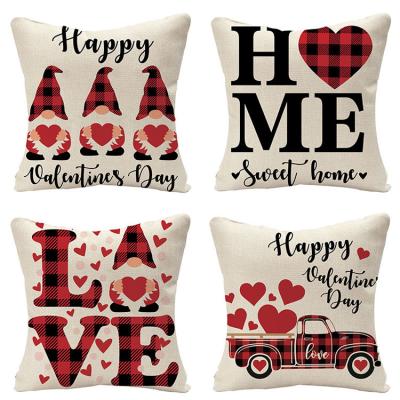 Κίνα Anti-Static Valentines Day Tile Covers 18x18 Inch Tile Cases Decorative Cushion Cases Cushion Cover προς πώληση