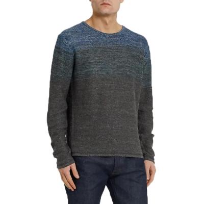 China Autumn Breathable Custom Linen Sweaters Anti-wrinkle Sweaters OEM Loose Pullovers Men's Crewneck Sweater for sale