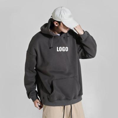 China Wholesale High Quality Cotton OEM Anti-Wrinkle Logo Outdoor Men Hoodies Oversized 100% custom embroidery for sale