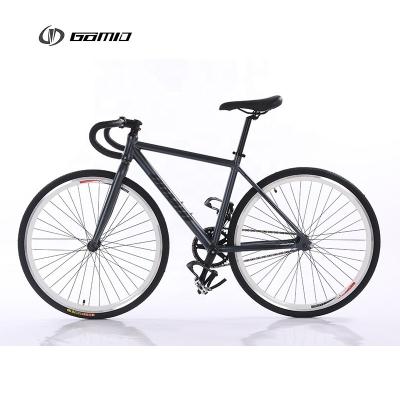 China Flip Flop Hub Gear Cycle for Racing and Custom GOMID Custom Aluminium Alloy Bisiklet Single Speed Fixed Gear Bike for sale