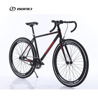 China GOMID Bicicleta de engranaje fijo Bicicleta de pista personalizada Bicicleta KENDA TIRE Bicicleta de carreras de velocidad única Bicicleta Flip Flop Hub Gear Cycle en venta