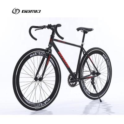 China 17KG Peso Bruto Flip Flop Hub Gear Cycle GOMID Bicicleta de carreras para ciclismo de pista personalizado en venta