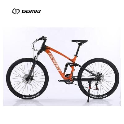 China Custom OEM Bicicletas Alloy Soft Tail Bicycle GOMID Full Suspension Mountain Bike Bisiklet 4 Link SHIMANO Gear Cycle for sale