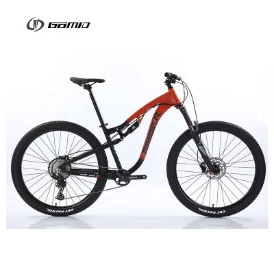 China GOMID SHIMANO gear cycle full suspension Trail mountain bike Custom 29 Inches thru axle Bicycle with Travel 140mm 29