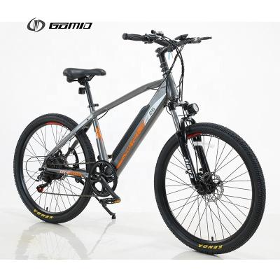 China GOMID Electric Mountain Bike with Shimano 6 Speed Derailleur Lightweight Aluminium Alloy Frame 40-50Km Range per Power for sale