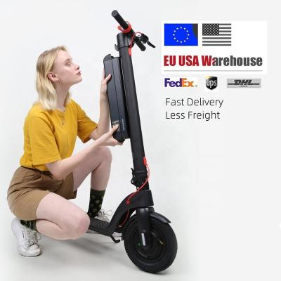 Cina Spedizione in magazzino UE/USA E-Scooter pieghevole da 350 W X8 da 10 pollici da 10 Ah Scooter elettrici con connettività Bluetooth in vendita