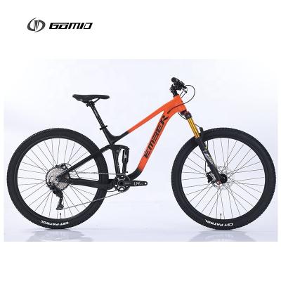 China GOMID soft tail SHIMANO gear cycle full suspension Trail mountain bike Custom bisiklet 29 Inches bicicletas thru axle Bicycle for sale