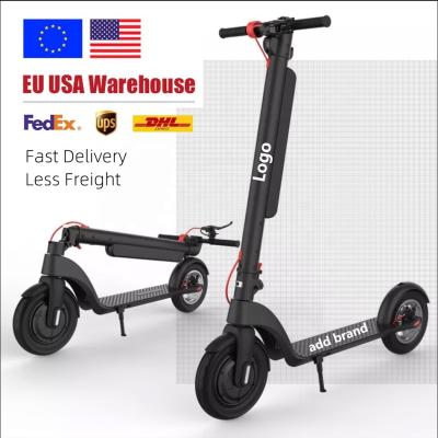 China Voltage 36V Category Two-wheel Scooter X8 10inch 10Ah 36V 350W Folding Electric Scooter EU/US Warehouse for sale