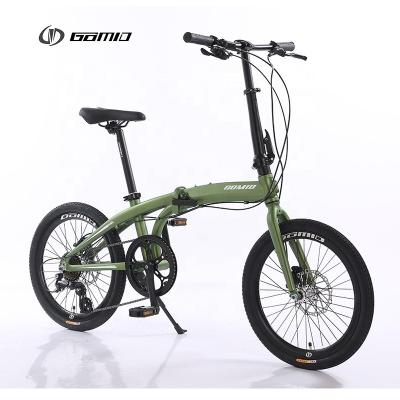 China Custom Folding Bicycle SHIMANO ALTUS M310 8S RD Rear Derailleur and Hydraulic Disk Brake Bisiklet for GOMID 20 Foldable Bike for sale