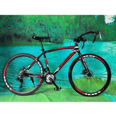 China Flat Roads Occasion Racing Bike Aluminum Alloy Road Bicycle Hydraulic Disc Brake Roadbike for Man 700c Road Bike for sale