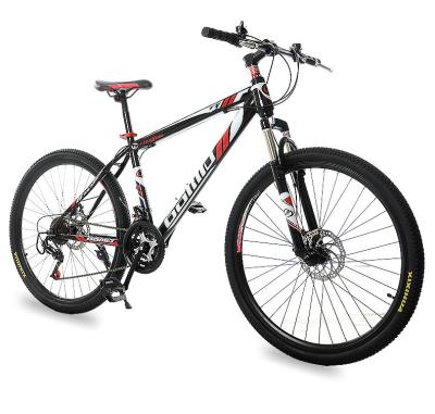 China High Carbon Steel On-Road Mountain Bike met 21/24/27 snelheid en 24inches/26inches/aanpasbare wielgrootte Te koop