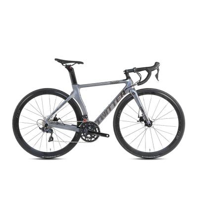 China 700c 60TPI Fibra de carbono Estrada de bicicleta 22 velocidade de bicicleta para homens à venda