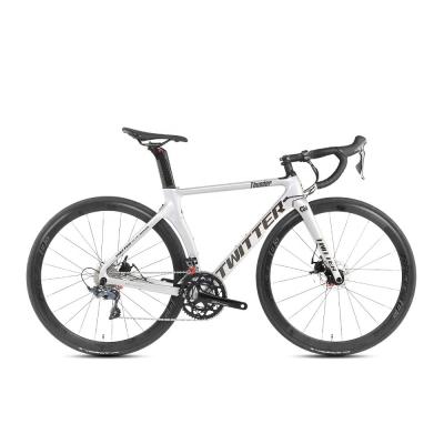 China Roadbike Bicicleta de corrida de disco de carbono 700c para homens Estrutura de fibra de carbono 22 velocidade Bicicleta Rodas Tamanho comprimento 1,6m à venda