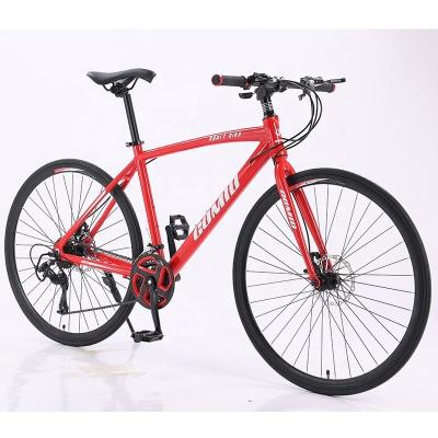 China Aluminum Alloy Frame 700C Road Bike B2B Customization Racing City Bike with Carton Size 135*19*72cm for sale