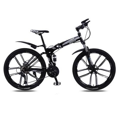 Cina Customized OEM Carbon Steel Frame Folding Bikes Full Suspension Mountain Bike con pedale ordinario in vendita