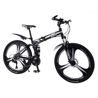 China Black Red/White Blue/Black Silver/White Green Folding Mountainbike Full Suspension 24/26/29 Inch Carbon Steel Bicycle for sale