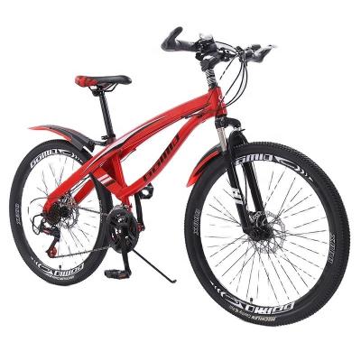 China Custom Bicicleta OEM 20 24 26 Inch Mountain Bike met koolstofstaal Frame Material en 21 Speed Gears Te koop