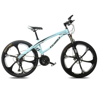 China Customized 20 24 26 Inch carbon Steel City Mountain Bicycle with Ordinary Pedal and Comfortable Swallow Handlebar for sale