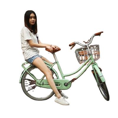 China 20 24 Inches Ladies Bicycle Customizable Bike For Woman With Basket Old Style for sale